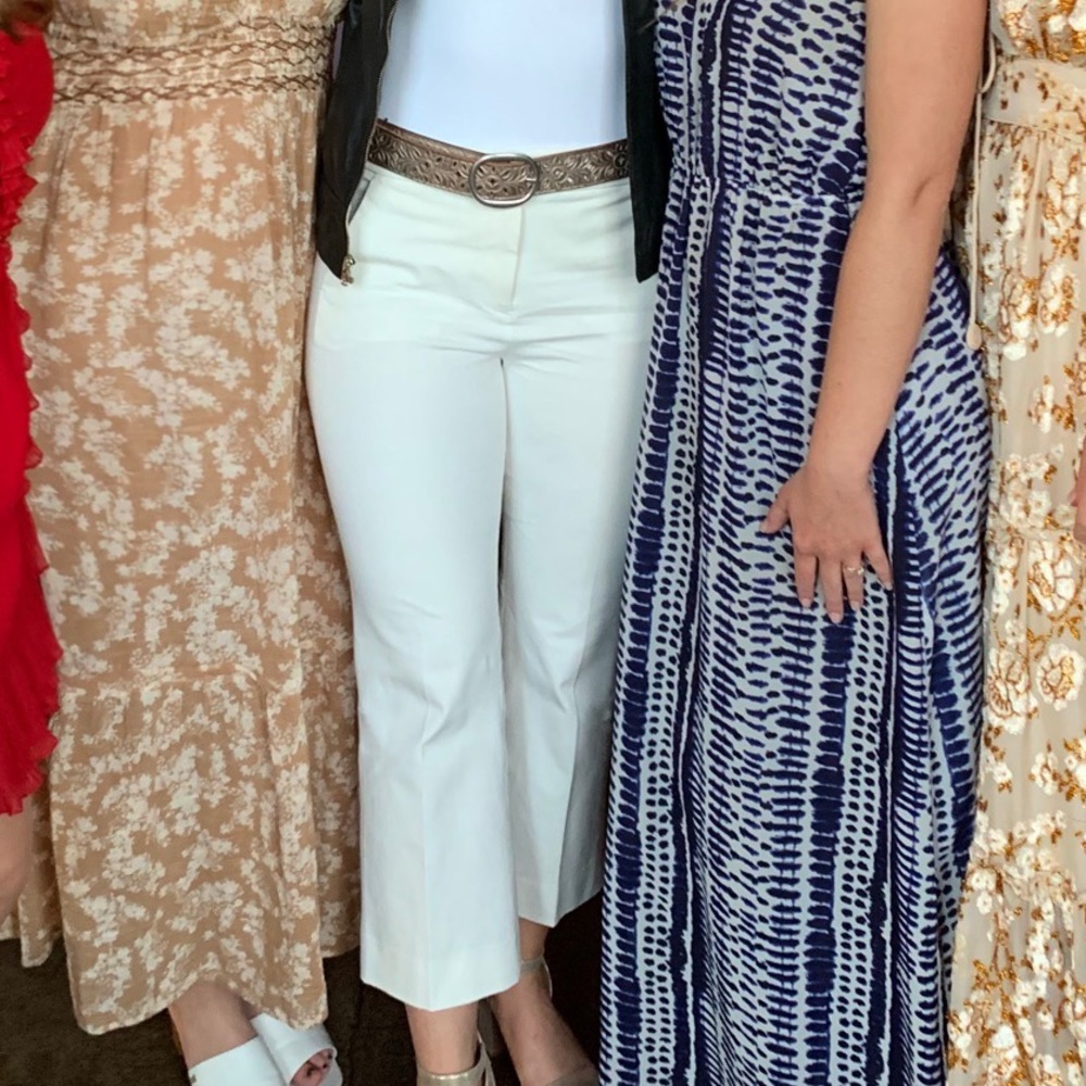 White J Crew pants